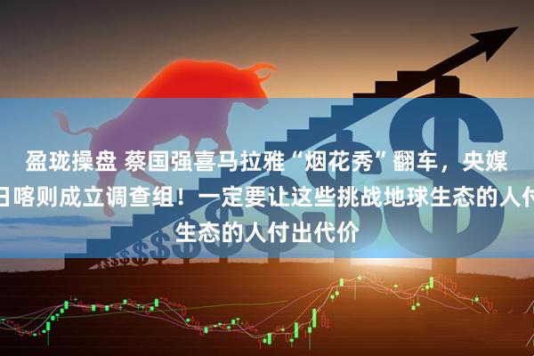 盈珑操盘 蔡国强喜马拉雅“烟花秀”翻车，央媒发声，日喀则成立调查组！一定要让这些挑战地球生态的人付出代价