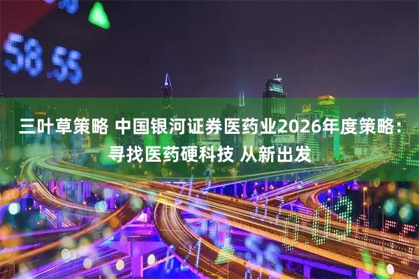 三叶草策略 中国银河证券医药业2026年度策略：寻找医药硬科技 从新出发